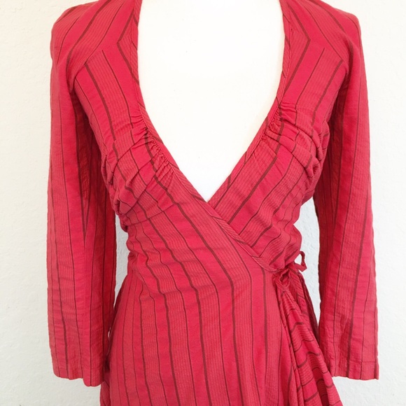 Vivienne Westwood | Anglomania Red Wrap Dress - Picture 5 of 8